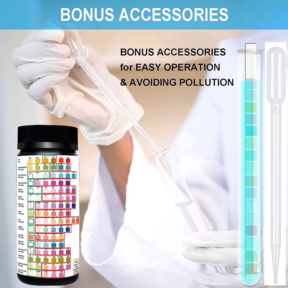 Bandelettes de test d'eau pour - Ph Strip Test avis et prix